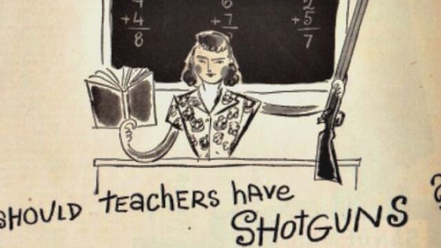 Με όπλα οι δάσκαλοι στην τάξη, Sally Edelstein