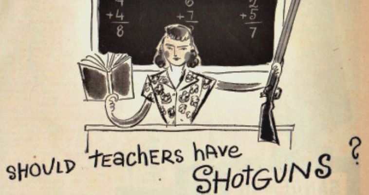 Με όπλα οι δάσκαλοι στην τάξη, Sally Edelstein