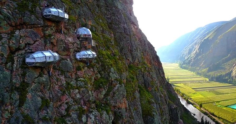 Το ξενοδοχείο που βρίσκεται πάνω σε γκρεμό του Περού