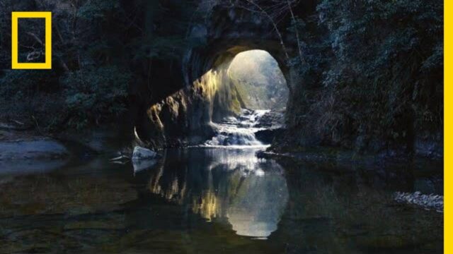 Η λαμπερή καρδιά του σπηλαίου Kameiwa στην Ιαπωνία