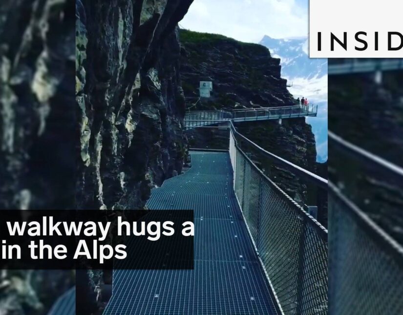 Η ριψοκίνδυνη γέφυρα στις ελβετικές Άλπεις