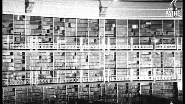 Η βιβλιοθήκη του Βρετανικού Μουσείου το 1947