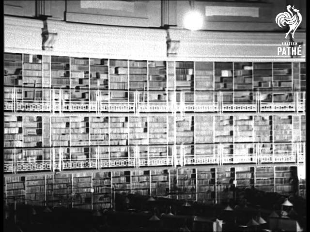 Η βιβλιοθήκη του Βρετανικού Μουσείου το 1947