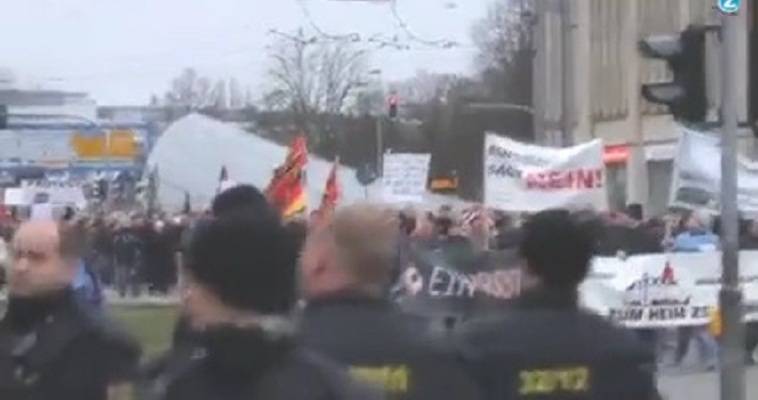 Γερμανία: Νέα συγκέντρωση ακροδεξιών κατά της Μέρκελ