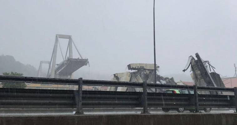 Δεκάδες οι νεκροί από την κατάρρευση γέφυρας στην Γένοβα