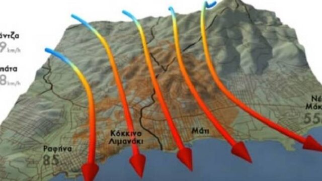 Βίντεο του Αστεροσκοπείου Αθηνών για τους ανέμους και την φονική πυρκαγιά