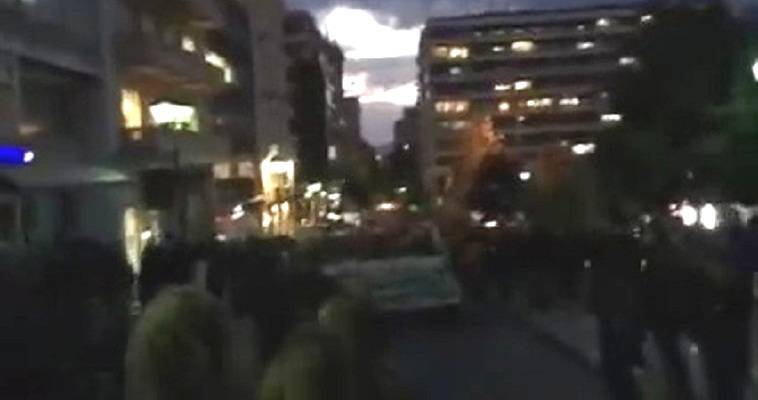 Πορεία για τον Κωστόπουλο στην Αθήνα, με ζημιές