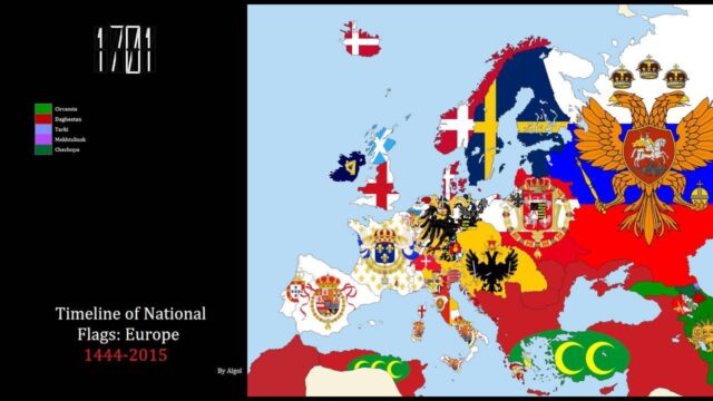 Έτσι εξελίχθηκαν οι σημαίες των χωρών της Ευρώπης