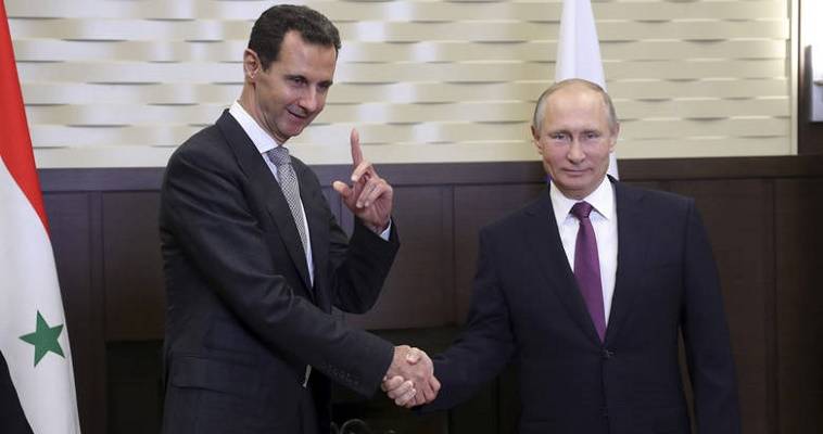 Στη Δαμασκό ο Πούτιν – Συναντήθηκε με τον Άσαντ  