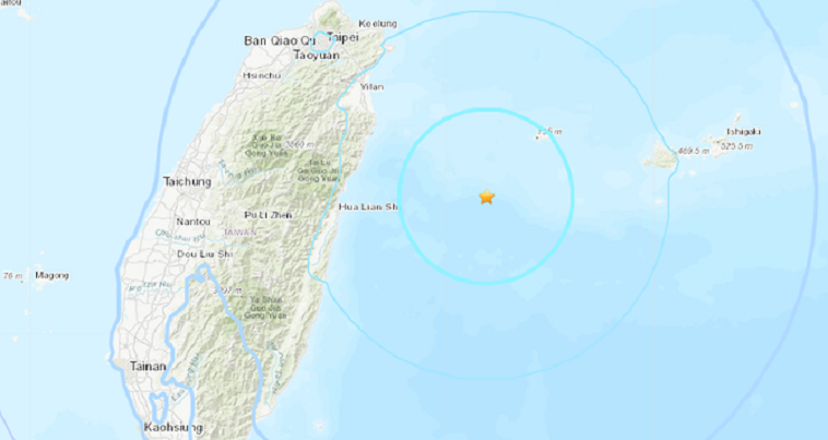 Ισχυρός σεισμός 6 Ρίχτερ έπληξε την Ταϊβάν