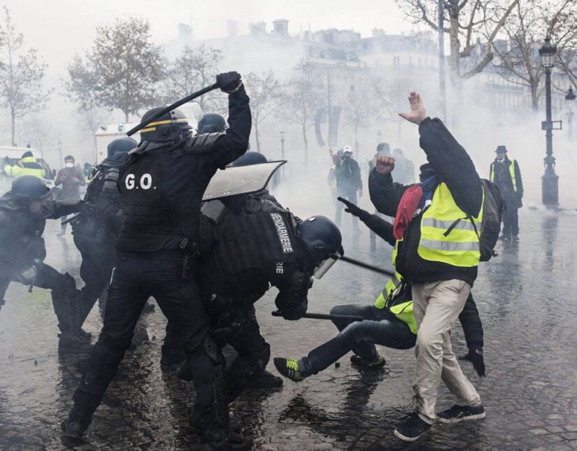 Γαλλία: Άγριες συγκρούσεις στο Παρίσι
