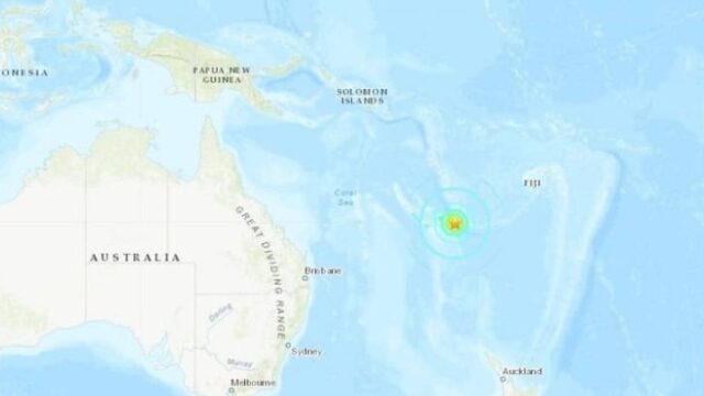 Νέα Καληδονία: Νέος ισχυρός σεισμός αλλά χωρίς τσουνάμι