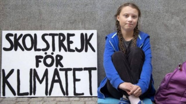 Ιταλία: Η 16χρονη Γκρέτα Τούνμπεργκ, που πρωτοστατεί στις διαδηλώσεις για το κλίμα