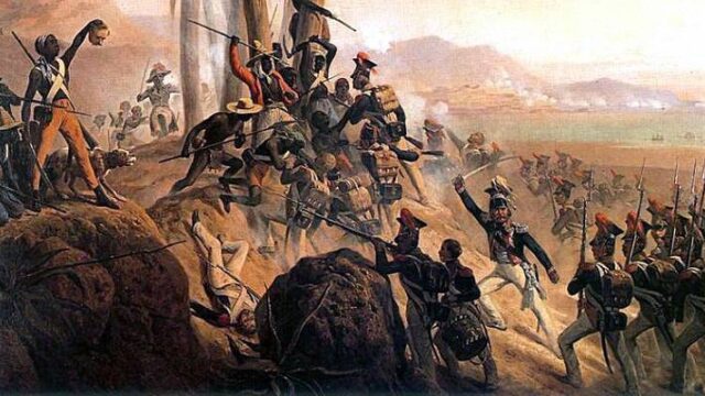 Οι επαναστατημένοι σκλάβοι συντρίβουν τον Ναπολέων στην Αϊτή, Παντελής Καρύκας