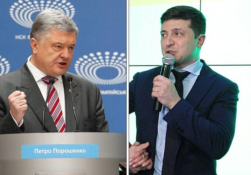 Ουκρανία: Ζελένσκι και Ποροσένκο αλληλοκατηγορούνται σε ντιμπέιτ-σόου