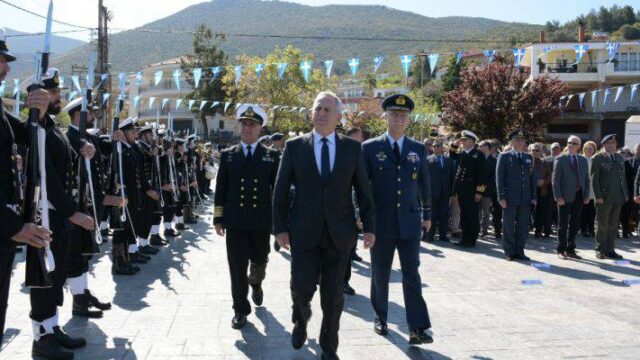 Αποκαλυπτήρια προτομής του, ηρωικώς πεσόντα, αντιναυάρχου Τουλίτση