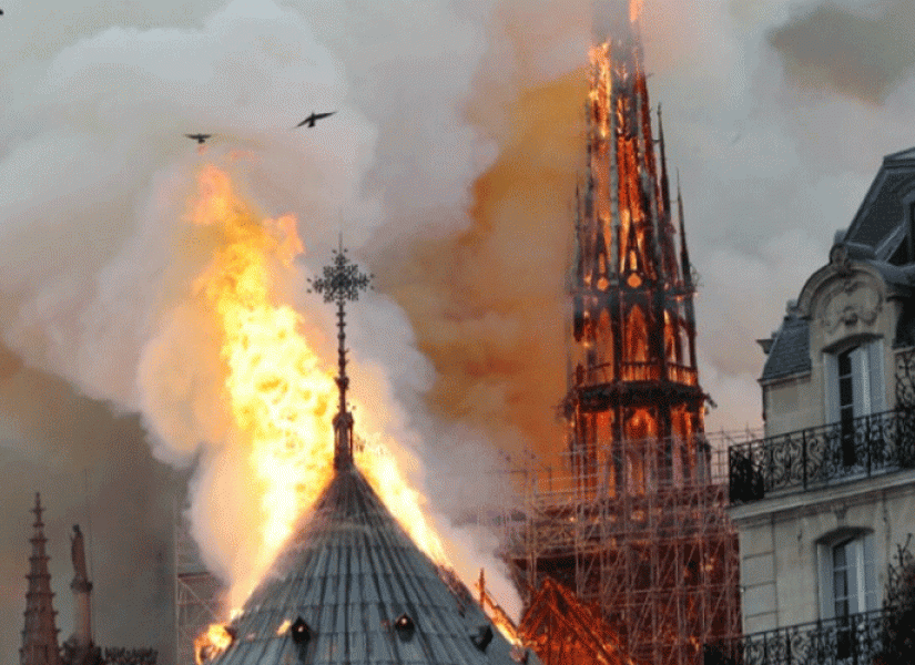 Οι αντιδράσεις των Ελλήνων πολιτικών για την πυρκαγιά στην Notre-Dame