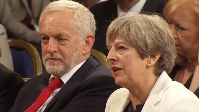 Μεγάλος συνασπισμός για το Brexit, συναντώνται Μέι και Κόρμπιν