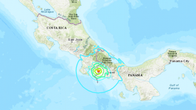 Σεισμός 6,3 βαθμών σε Παναμά – Κόστα Ρίκα