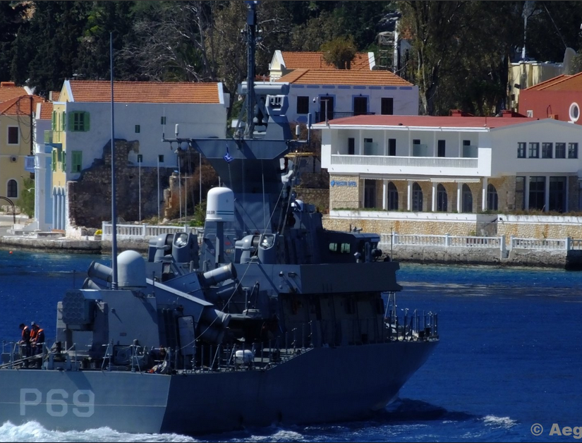Μετακίνηση ψηφοφόρων από τη Ρόδο στο Καστελόριζο με μέσα του Πολεμικού Ναυτικού