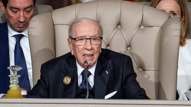 Απεβίωσε ο πρόεδρος της Τυνησίας