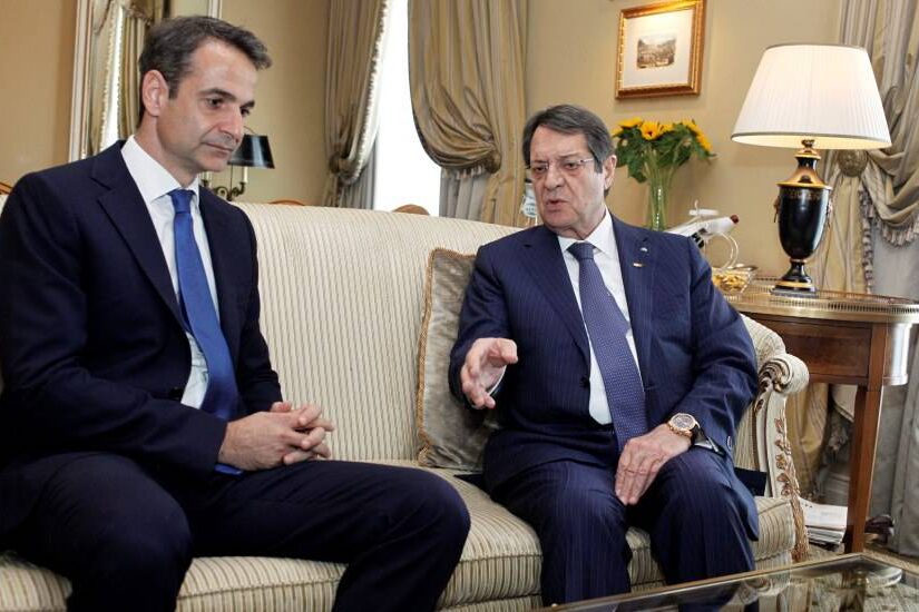 Κύπρος: «Απόλυτη ευθυγράμμιση» Προέδρου Αναστασιάδη και Κυρ. Μητσοτάκη
