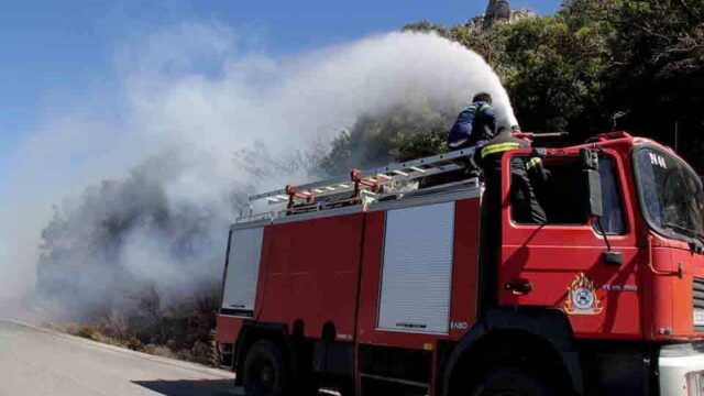 Υπό έλεγχο η φωτιά στο Νότο της Κέρκυρας