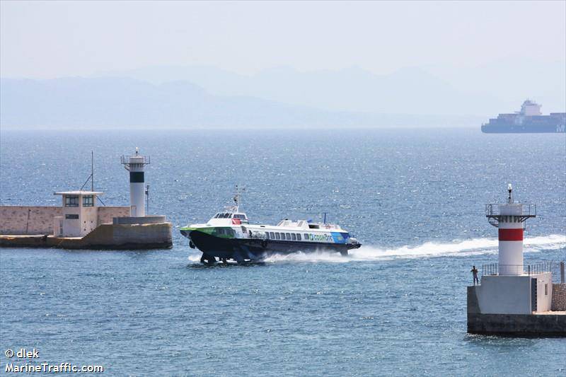 Σύγκρουση «φλάινγκ ντόλφιν» με θαλάσσιο ταξί ανοικτά της Ύδρας – Ένας τραυματίας