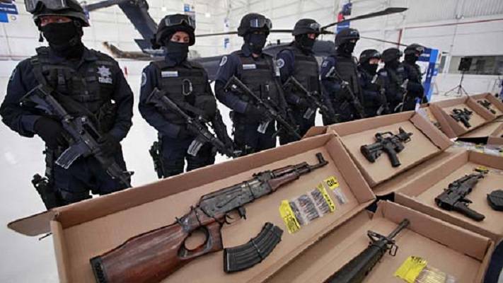 Μεξικό: 2 εκ. όπλα παράνομα στη χώρα την τελευταία δεκαετία