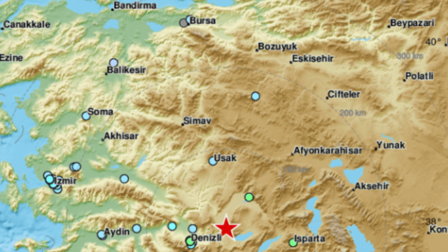 Μεγάλος σεισμός στην Τουρκία-5,9 Ρίχτερ ανατολικά της πόλης Ντενιζλί