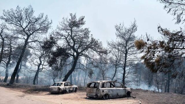 Φωτιά στην Εύβοια-Την πιθανότητα του εμπρησμού εξετάζει η Πυροσβεστική