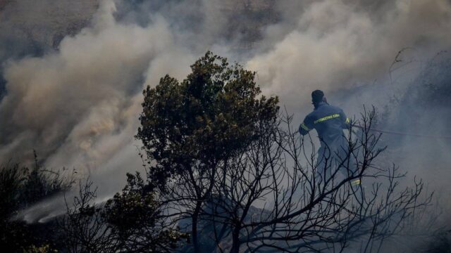 Πυρκαγιά ξέσπασε στο Ρέμα Κοκκιναρά στην Κηφισιά