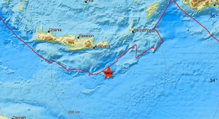 Νέος σεισμός στην Κρήτη… 5,2 βαθμών αυτή τη φορά