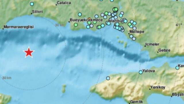 Ισχυρός σεισμός συγκλόνισε την Κωνσταντινούπολη