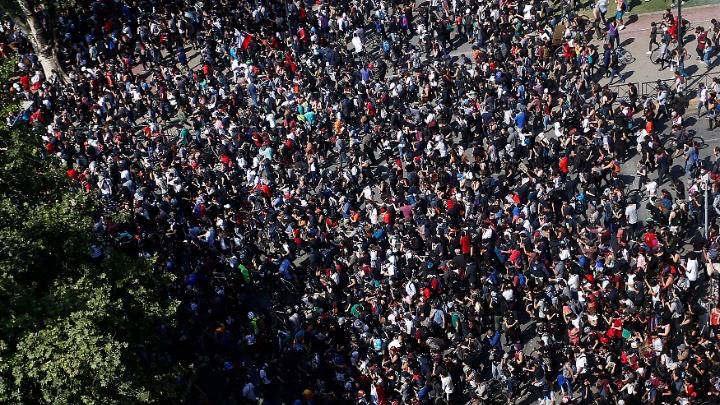 Χιλή: Πάνω από 1 εκ. διαδηλωτές στους δρόμους, τι απαντά ο πρόεδρος