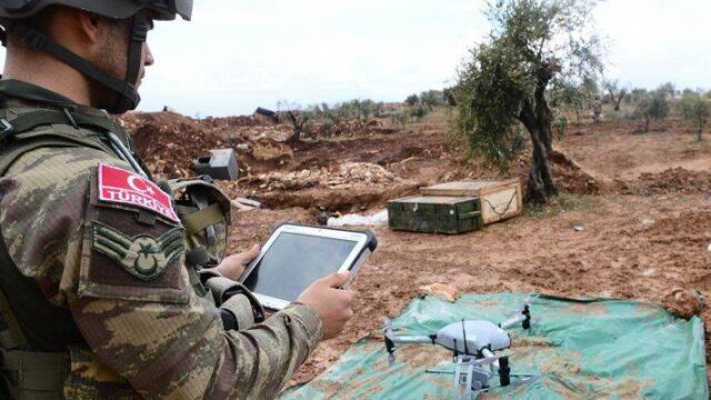 Τουρκικό ΒΙΝΤΕΟ: Drone πλήττει Κούρδους μαχητές στην Συρία
