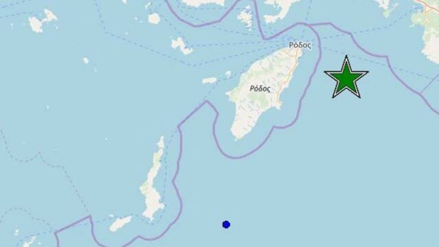 Ισχυρός σεισμός 5,1 βαθμών ταρακούνησε, τη Ρόδο