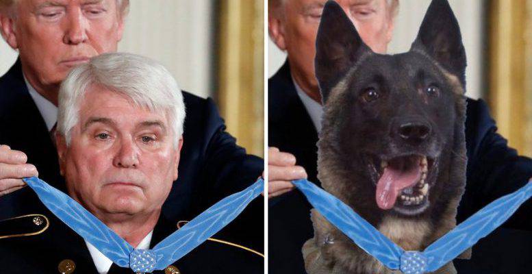 “Πειραγμένη” φωτογραφία ανέβασε ο Τραμπ με τον… σκύλο