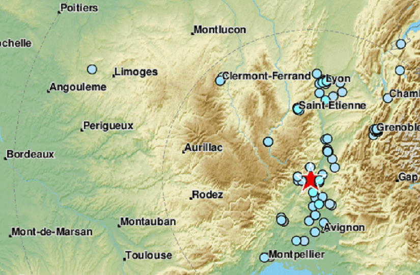 Σεισμός 5,3 βαθμών χτύπησε τη νότια Γαλλία