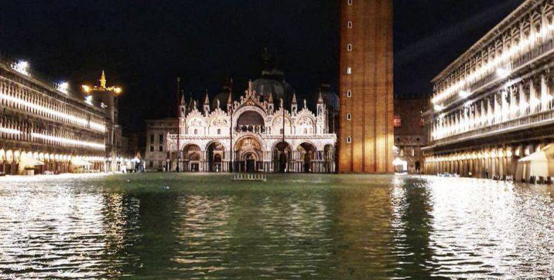Βενετία: Έκλεισε η πλατεία του Αγίου Μάρκου, νέα πλημμύρα