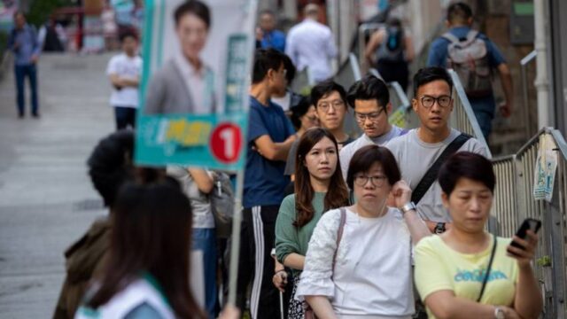 Με ρεκόρ συμμετοχής έκλεισαν οι κάλπες στο Χονγκ Κονγκ
