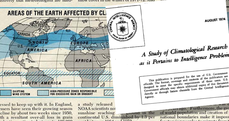 Αποχαρακτηρισμένη έκθεση της CIA για την κλιματική αλλαγή - Τι έλεγαν το 1974