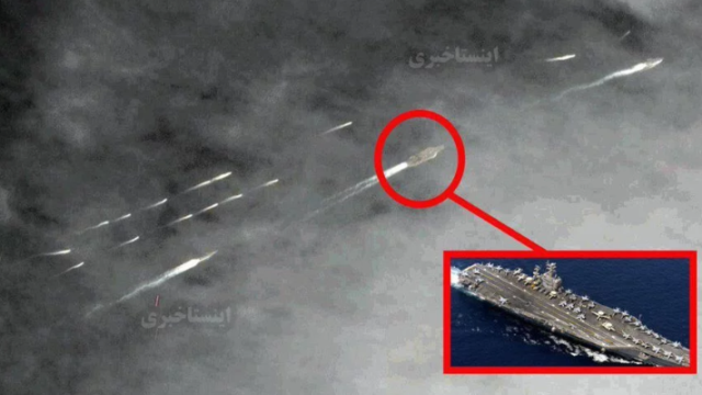 Ιρανικά σκάφη "πήραν στο κυνήγι" αεροπλανοφόρο των ΗΠΑ - Παίζουν με τη φωτιά οι Φρουροί της Επανάστασης