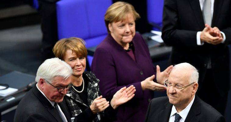 Ιστορική ομιλία του προέδρου του Ισραήλ στην Bundestag