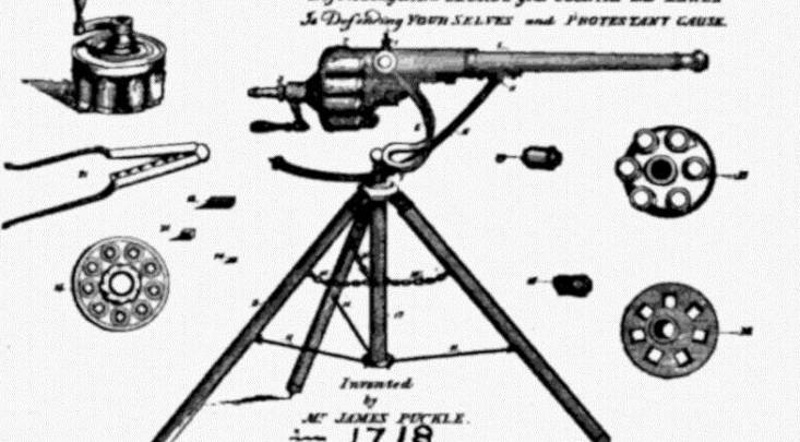 Puckle Gun – 1718: Το πρώτο πολυβόλο – πυροβόλο όπλο της Ιστορίας (vid.)