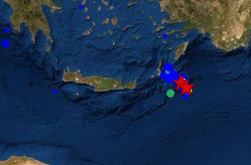 Νέος σεισμός 4,2 βαθμών αναστάτωσε τα ξημερώματα την Κάρπαθο