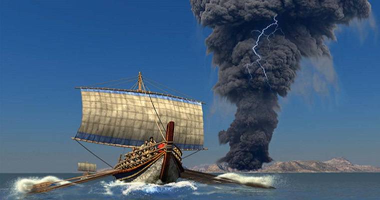 Η έκρηξη του ηφαιστείου της Θήρας είναι πιο “νέα”, λένε επιστήμονες