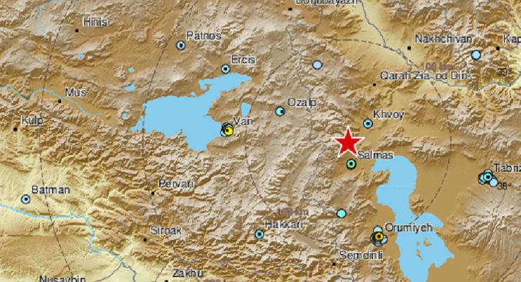 Σεισμός 5,7 βαθμών στα σύνορα Τουρκίας – Ιράν, νεκροί & τραυματίες (upd.2)