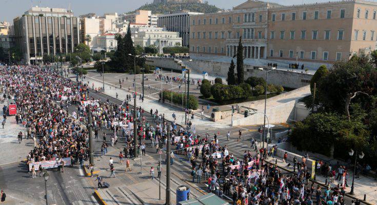 Σαρανταπέντε χιλιάδες πορείες στην Αθήνα σε μια δεκαετία