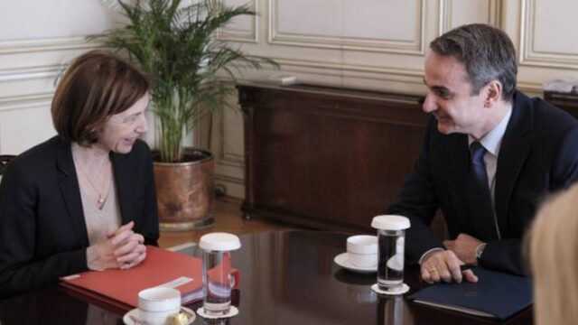 Συνάντηση Μητσοτάκη με τη Γαλλίδα υπουργό Αμυνας για αμυντική συνεργασία Ελλάδας-Γαλλίας